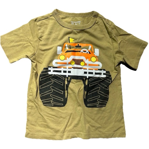 Toddler Boy Top Lot Short Sleeve Shirts Size 3T Trucks Construction Bluey - Picture 7 of 8